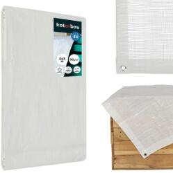 KOTARBAU Prelată de protecție universală ranforsată albă 90 g/m2 4x5 m (R742)