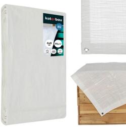 KOTARBAU Prelată de protecție universală ranforsată albă 90 g/m2 6x8 m (R722)