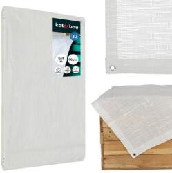 KOTARBAU Prelată de protecție universală ranforsată albă 90 g/m2 3x5 m (R741)