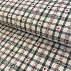  Dekorációs anyag jacquard Villars ecru vert