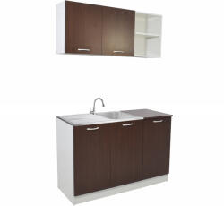 haaus Set Bucatarie Ara, Wenge/Alb, L 120 cm (910044)