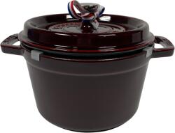 Staub Öntöttvas főzőedény, zománcozott, 20 cm/2, 75 liter, Cocotte Ronde kerek Gránátvörös(34)