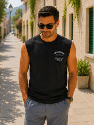 Thomas Jeans ujjatlan póló fekete