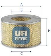UFI Filtru aer UFI 27.097. 00 (27.097.00) - fixbox