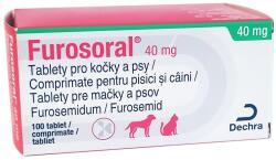 Dechra Furosoral, 40 mg 1 tableta (*blister 10 tablete)