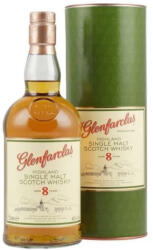 Glenfarclas Whisky 8 years Highland Single Malt Scotch 0, 7l Díszdobozos
