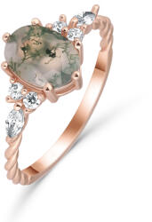 Olivie 7752 Ezüst gyűrű MOHAAGÁT ROSE Gyűrűméret: 8 (EU: 57-58) (DEAR)