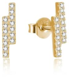Olivie Geometrikus ezüst fülbevaló MATRIX GOLD 7714 (POL)