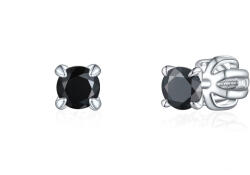 Olivie ezüst 3mm fülbevaló PIPPI BLACK 8359 (TON)