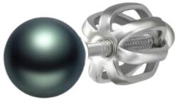 Olivie ezüst 6mm fülbevaló TAHITI 1 db 8773 (XUHU)