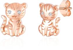 Olivie ezüst fülbevaló TIGRIS ROSE 9699 (XUHU)