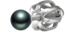 Olivie ezüst 4mm fülbevaló TAHITI 1 db 8771 (XUHU)