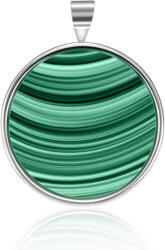 Olivie ezüst medál GREEN NATURAL MALACHIT 6016 (ZEN)