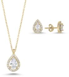 Olivie ezüst ékszerszett KAPKA GOLD 7353 (TRC)
