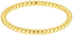 Olivie 8839 Ezüst csavart gyűrű GOLD Gyűrűméret: 8 (EU: 57-58) (GEM)