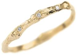 Olivie 7623 Ezüst gyűrű FAKÉREG GOLD Gyűrűméret: 7 (EU: 54-56) (DEAR)