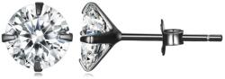 Olivie ezüst fülbevaló 7 mm ZORA BLACK 7899 (BGR)