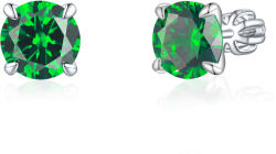 Olivie ezüst 8mm fülbevaló PIPPI GREEN 7977 (TON)
