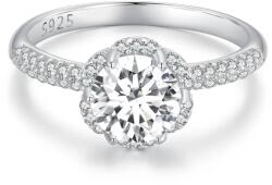 Olivie 9180 Ezüst eljegyzési gyűrű MOISSANITE Gyűrűméret: 6 (EU: 51-53) (BGR)