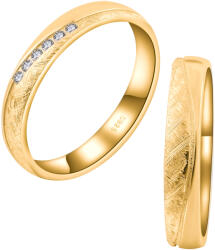 Olivie 7479 Ezüst esküvői gyűrű SILVERBOND GOLD 7479/9/P Gyűrűméret: 9 (EU: 59-61), Nem: Férfi (XUHU)