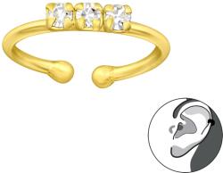 Olivie ezüst fülgyűrű GOLD 5374 (ELF)