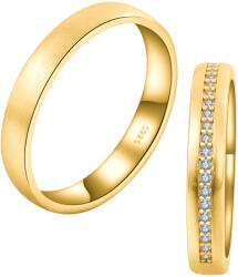 Olivie 7482 Ezüst karikagyűrű MATTE GOLD 7482/9/P Gyűrűméret: 10 (EU: 62-64), Nem: Férfi (XUHU)