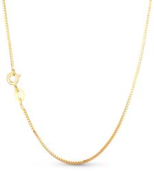 Olivie Aranyozott 45cm BOX ezüst lánc 4624 (HAI)