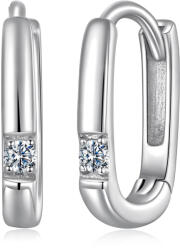 Olivie ezüst téglalap alakú fülbevaló MOISSANITE 9980 (BGR)