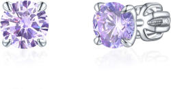 Olivie ezüst 6mm fülbevaló PIPPI PURPLE 7961 (TON)