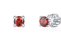 Olivie ezüst 3mm fülbevaló PIPPI RED 8360 (TON)