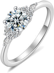 Olivie 9842 Ezüst gyűrű MOISSANITE Gyűrűméret: 9 (EU: 59-61) (HAI)
