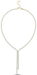 Olivie ezüst tenisz nyaklánc GOLD 9544 (TRC)