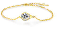 Olivie ezüst karkötő 1ct 6, 5mm MOISSANITE GOLD 9739 (HAI)
