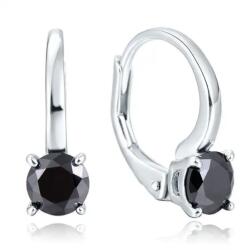 Olivie ezüst fülbevaló LOLA BLACK 8327 (POL)