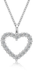 Olivie ezüst nyaklánc 0, 6ct MOISSANITE SZÍV 9803 (HAI)