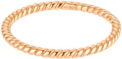 Olivie 8841 Ezüst csavart gyűrű ROSE Gyűrűméret: 6 (EU: 51-53) (GEM)