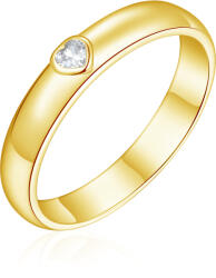 Olivie 8588 Ezüst esküvői gyűrű SZÍV GOLD 8588/9/P Gyűrűméret: 10 (EU: 62-64), Nem: Férfi (TON)