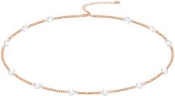 Olivie ezüst gyöngy nyaklánc ROSE 9703 (XUHU)