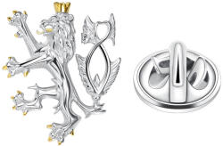 Olivie ezüst bross CSEH OROSZLÁN GOLD 7490 (ZEN)