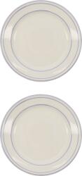 Nicolas Vahe Farfurii de masă NVBistro, 21 cm, alb-albastre, set 2 buc (900001387)