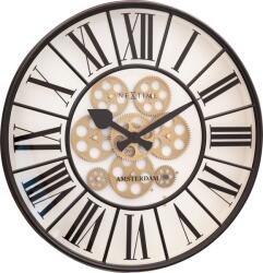 NeXtime Ceas de perete William alb-maro (3283 WI)