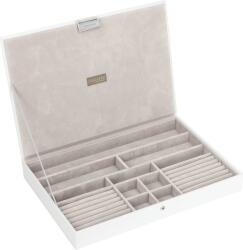 Stackers Casetă pentru bijuterii Stackers supersize alb-bej cu capac mic (73108)