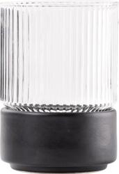 Zafferano Pahar cu bol pentru gustări T-Set 450 ml, negru (TST01802) Castron