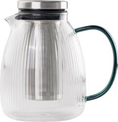 Zafferano Carafă pentru ceai cu infuzor T-Set 1, 2 l cu mâner verde (TST00512)