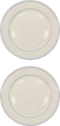Nicolas Vahe Farfurii întinse NVBistro, 27 cm, alb-albastre, 2 buc (900001389)