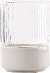 Zafferano Pahar cu bol pentru gustări T-Set 450 ml, transparent-gri (TST01809) Castron