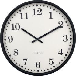 NeXtime Ceas de perete Dickens 50 cm alb cu negru (3319 WI)