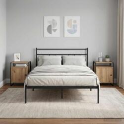 vidaXL Dulap de noapte 2 buc. Stejar Artizanal Lemn prelucrat GartenMobel Dekor (8007622)