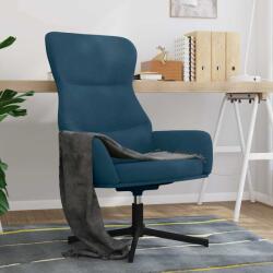 vidaXL Scaun de relaxare, albastru, catifea GartenMobel Dekor (341118)