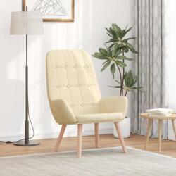vidaXL Scaun de relaxare, crem, material textil GartenMobel Dekor (4102645)